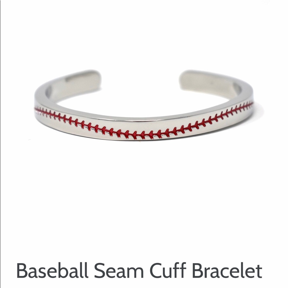 Baseball Cuff Bracelet